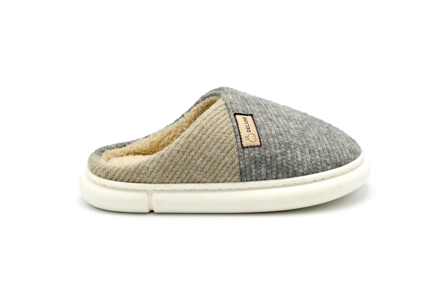 Mens Cozy Memory Foam Scuff Slippers Casual Slip On Warm House Shoes Indoor/Outdoor Sandal Slippers With Arch Support