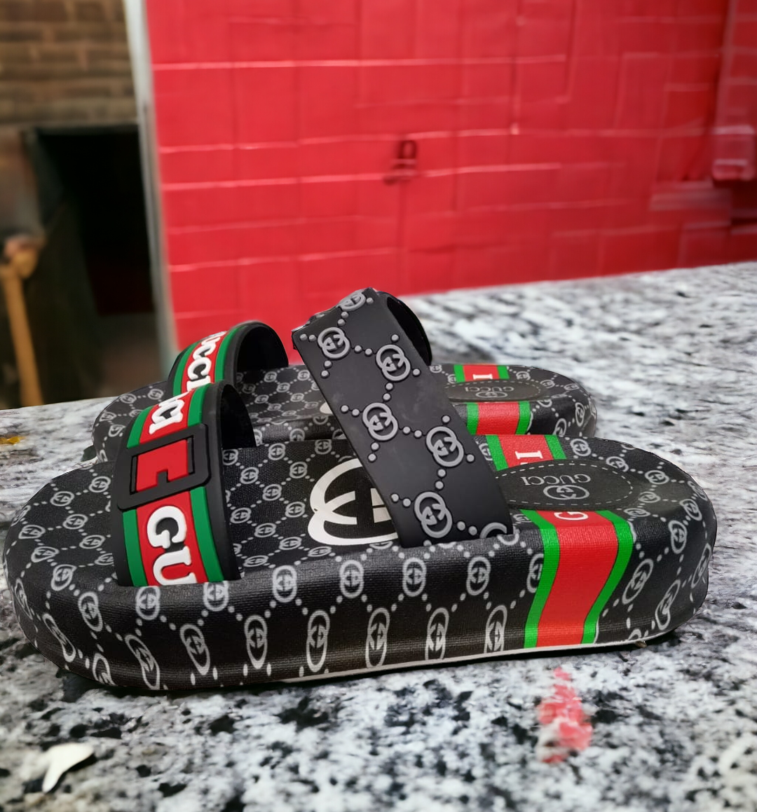 Step into Luxury Double Strap Gucci Softees