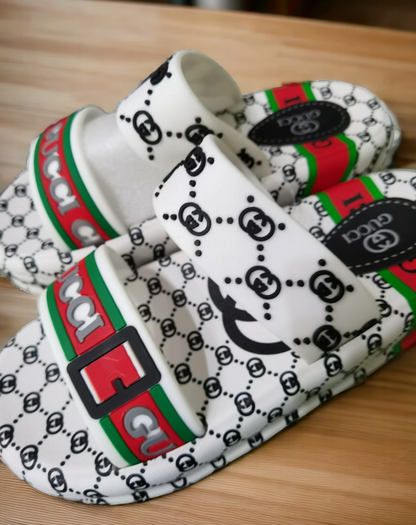 Step into Luxury Double Strap Gucci Softees