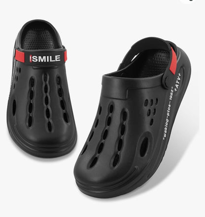 Mens Comfort Clogs | Cushioned Slip-on Walking Sandals | Versatile for Outdoor, Beach & Garden Use
