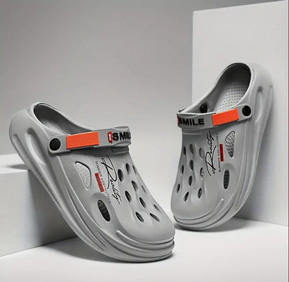 Mens Comfort Clogs | Cushioned Slip-on Walking Sandals | Versatile for Outdoor, Beach & Garden Use