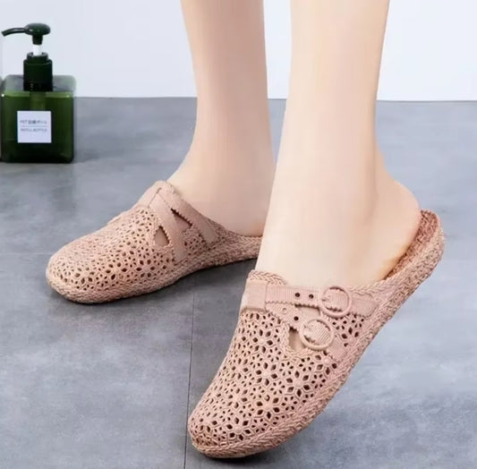 Elegant Chinese Loafers and Imported Half Shoes for Women Rubber Boats & Loafers