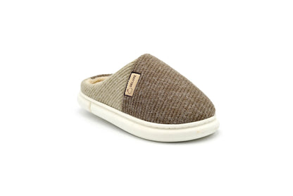 Mens Cozy Memory Foam Scuff Slippers Casual Slip On Warm House Shoes Indoor/Outdoor Sandal Slippers With Arch Support