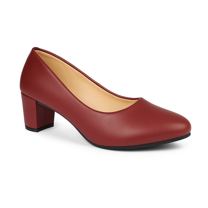 Fashion Women Block Heel Pumps & Court Shoes