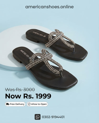 Wedding Women Fancy Party Flat Chappals & Sandals