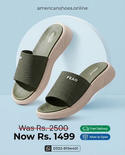 NISHAT Women EVA Slides & Flip Flops