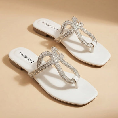 Wedding Women Fancy Party Flat Chappals & Sandals