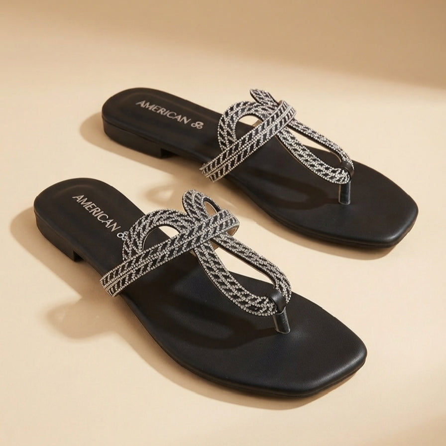 Wedding Women Fancy Party Flat Chappals & Sandals