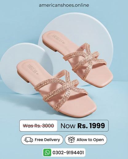 Scorpian Shape BLACK Flat Sandals for Women